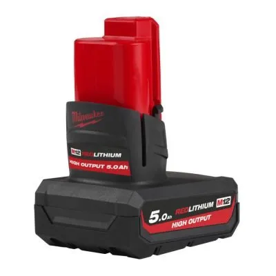 Milwaukee M12 akut - 5,0AH HIGH OUTPUT HB5
