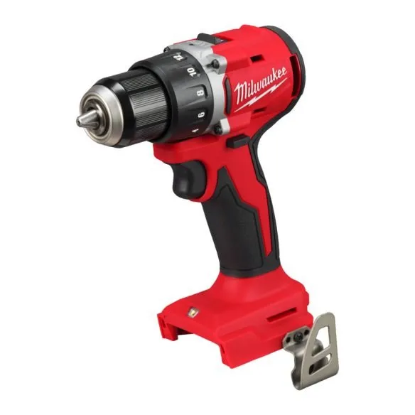Alternative view of Milwaukee M18 BLDDRC-0C akkuporakone, runko