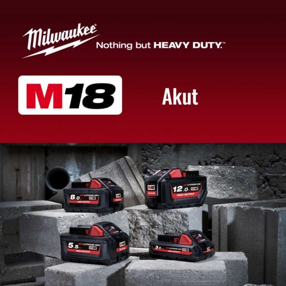Milwaukee M18 akut