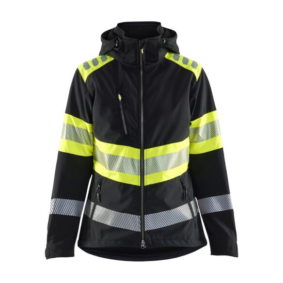 Blåkläder 4404 naisten highvis softshelltakki