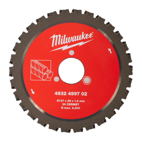 Milwaukee M137x28x30T harjateräsleikkurin terä