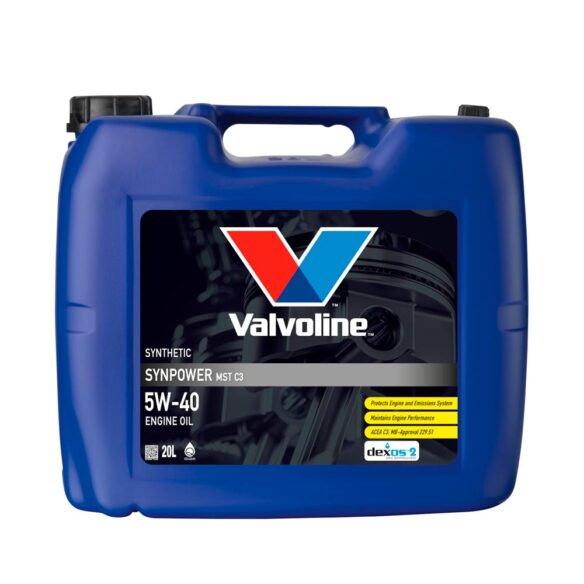 Valvoline SynPower MST C3 5W-40 moottoriöljy 20L
