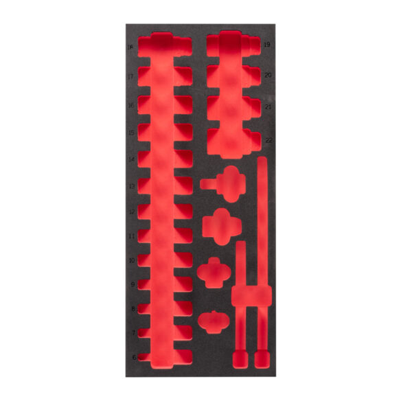 Milwaukee hylsyalusta - 410X180 3/8" Pitkä