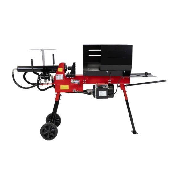 Alternative view of Timco 8T halkomakone jaloilla