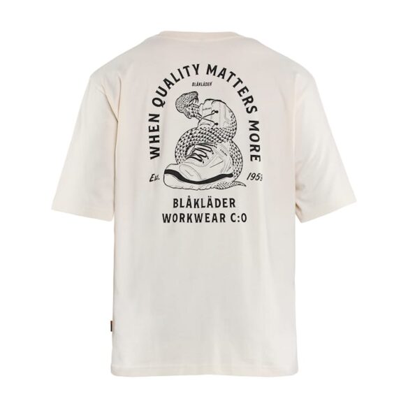 Alternative view of Blåkläder 9427 loose fit t-paita snake