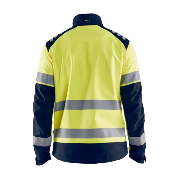 Alternative view of Blåkläder highvis softshelltakki