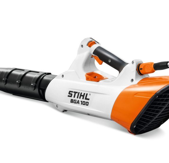 Alternative view of Stihl BGA 100 akkupuhallin