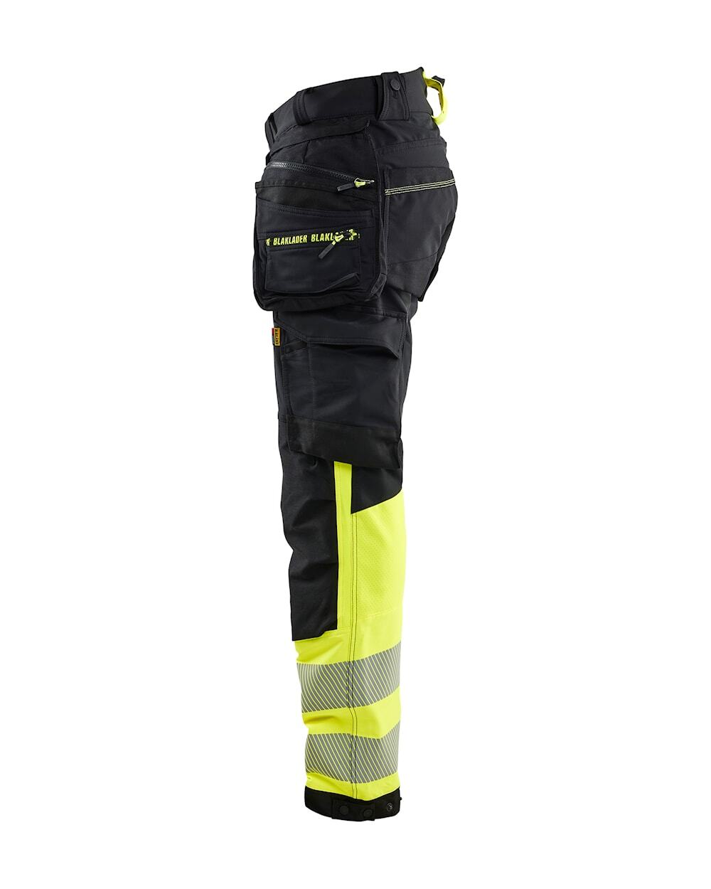 Blåkläder 1125 highvis riipputaskuhousut 4-way str