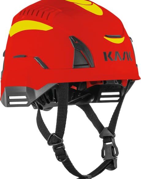 Alternative view of Quantum Cabrio pelastuskypärä pun-kelt